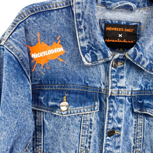 MEMBERS ONLY x NICKELODEON Denim Trucker Jacket - Picture 7 of 12